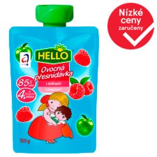 Hello Ovocná přesnídávka s malinami 100g