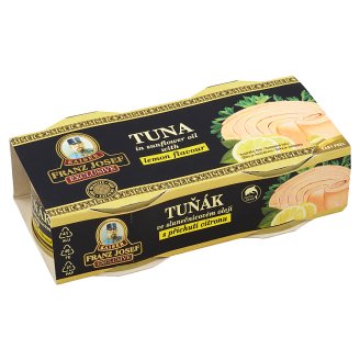 Kaiser Franz Josef Exclusive Tuňák steak ve slunečnicovém oleji s citronem 2 x 80g