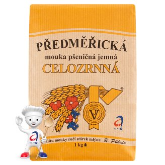 Mlýny J. Voženílek Předměřická mouka pšeničná jemná celozrnná plnohodnotná 1kg