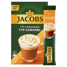 image 2 of Jacobs Cappuccino Caramel 8 x 12g (96g)