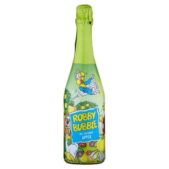 Robby Bubble Apple nealkoholický nápoj ochucený 0,75l