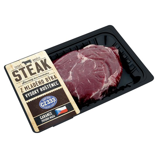 Český hovězí steak z mladého býka - vysoký roštěnec