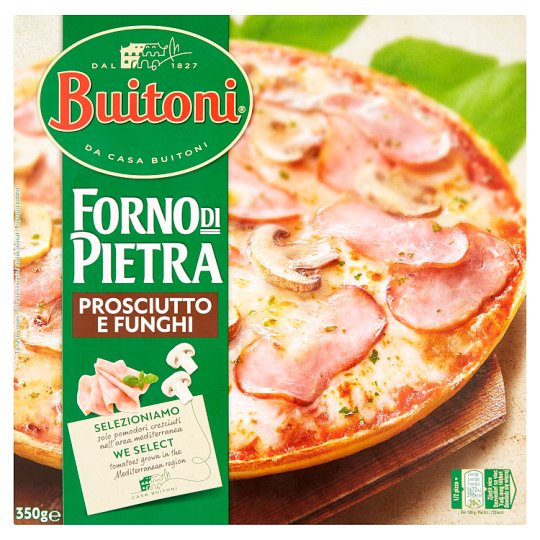 Buitoni Forno Di Pietra Prosciutto E Funghi hluboce zmrazená pizza 350g