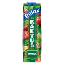 Relax Exotica ovocný nápoj kaktus jablko limetka 1l