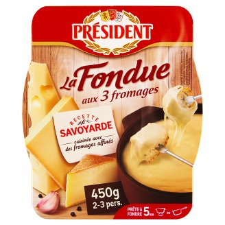Président La Fondue aux 3 fromages 450g