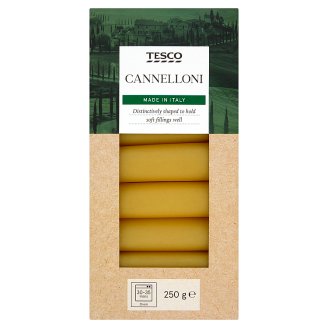 Tesco Cannelloni těstoviny bezvaječné sušené semolinové 250g
