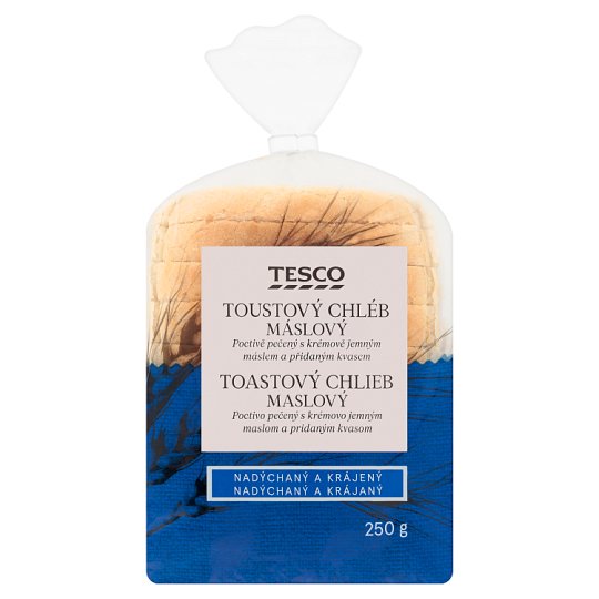 Tesco Toustový chléb máslový 250g