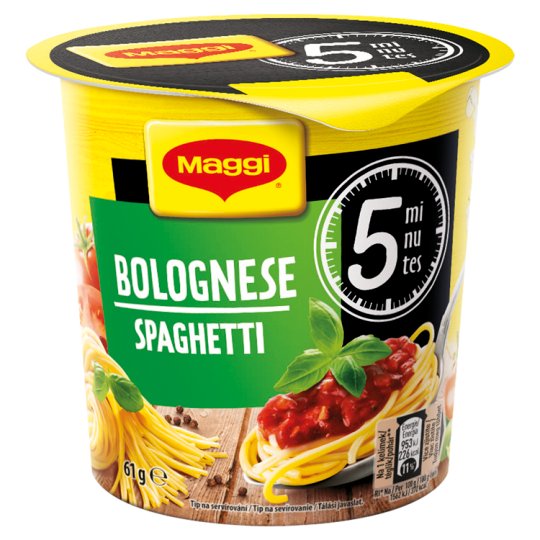 MAGGI 5 minutes Bologna Spaghetti Cup 61g Tesco Groceries