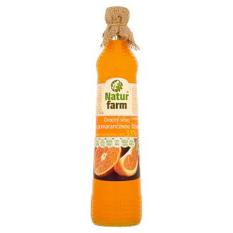 Natur Farm Ovocný sirup s pomerančovou šťávou 0,7l