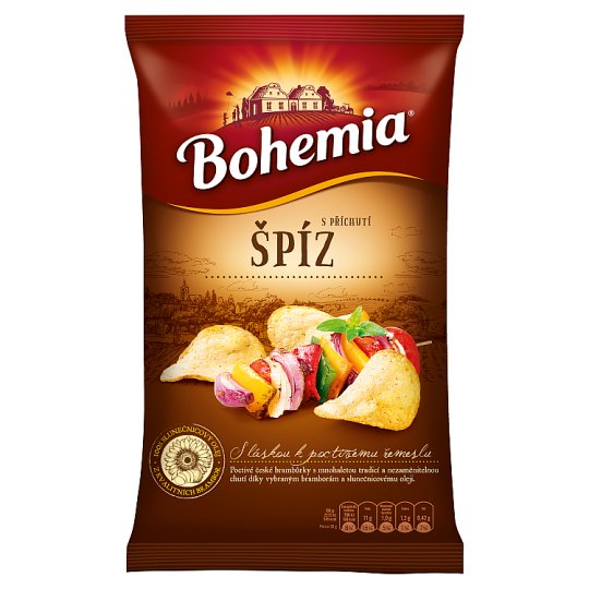Bohemia Chips s příchutí chalupářský špíz 150g