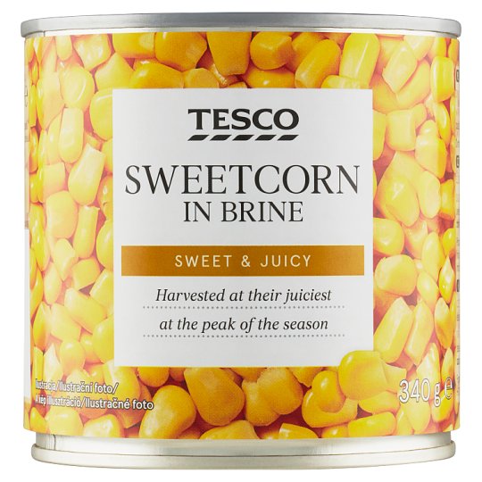 Tesco Kukuřice v mírně slaném nálevu 340g