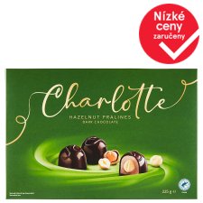 Charlotte Čokoládové bonbóny formované s náplní s lískovými ořechy 225g