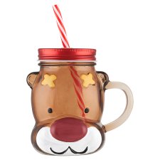 Tesco 3D Rudi Drinking Jar