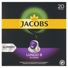 Jacobs Lungo 8 Intenso Aluminium Capsule 20 pcs 104g