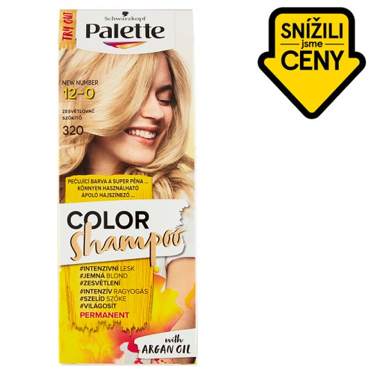Schwarzkopf Palette Color Shampoo barva na vlasy Zesvětlovač 12-0 (320)
