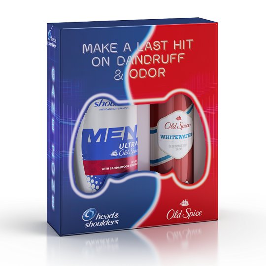 Head & Shoulders Men Ultra Old Spice šampon 270 ml a Old Spice Whitewater deodorant 150 ml, sada