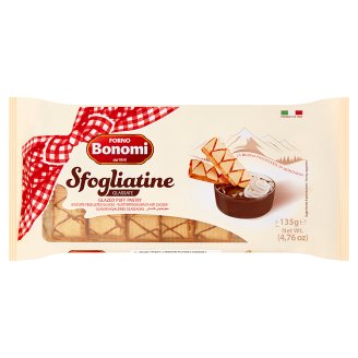 Forno Bonomi Křehké tyčinky s cukrovou polevou a dekorem s meruňkovou příchutí 135g