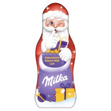 Milka Santa dutá figurka, mléčná čokoláda 15g