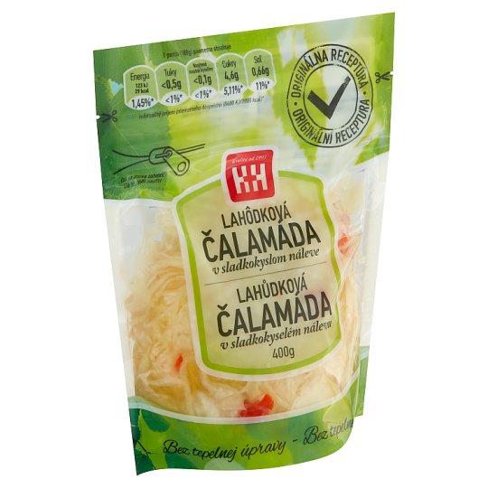 H+H Csalamádé Hungarian Mixed Vegetables Pickled in a Sweet and Sour Brine 500g