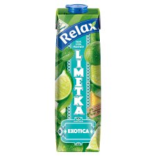 Relax Exotica ovocný nápoj limetka jablko citron příchuť máty 1l