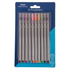 Tesco Home Office Fineliners 10 pcs