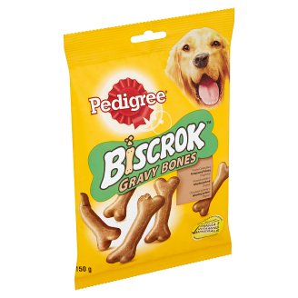 Pedigree Biscrok Gravy Bones křupavé sušenky v lahodné polevě original 150g