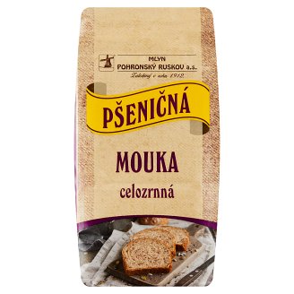 Mlyn Pohronský Ruskov Pšeničná mouka celozrnná 800g