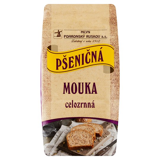 Mlyn Pohronský Ruskov Wholemeal Wheat Flour 800g