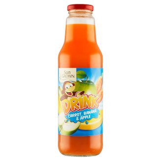 Sun Grown Nesycený nápoj mrkev, banán, jablko 750ml
