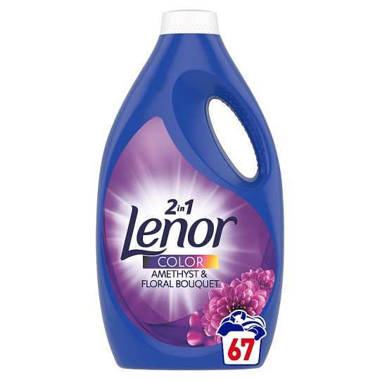Lenor Amethyst And Floral Bouquet Tekutý Prací Prostředek 3.685l 67 Praní