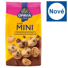 Opavia Zlaté Mini with Chocolate Pieces 180g