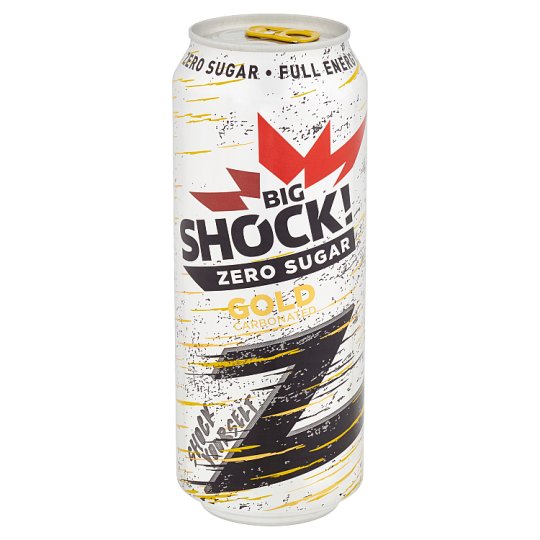 Big Shock! Zero Gold energetický nápoj 500ml