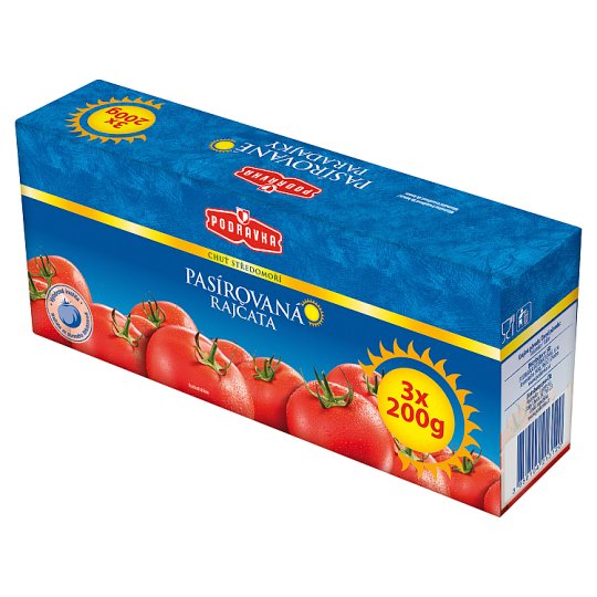 Podravka Rajčata pasírovaná 3 x 200g