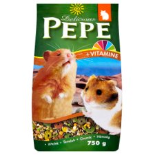 Pepe Delicious kompletní krmivo pro křečky 750g
