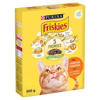 FRISKIES s kuřetem a přidanou zeleninou 300g