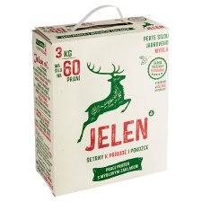 Jelen Detergent with Washing Soap Base 60 Washes 3kg