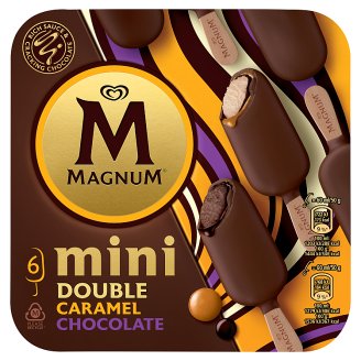 Magnum Mini Mix Double Chocolate and Double Caramel zmrzlina 6 x 60ml