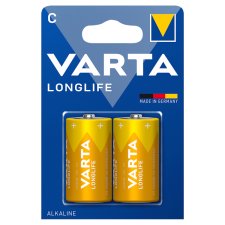 VARTA Longlife C Alkaline Batteries 2 pcs