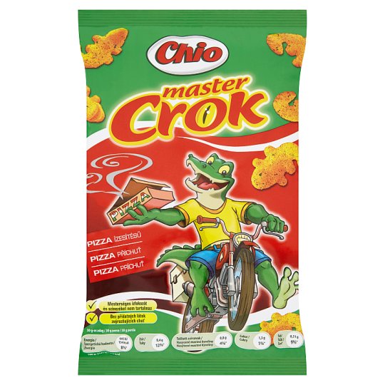 Chio Master Crok kukuřičný snack s příchutí pizza 40g