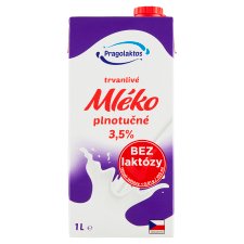 Pragolaktos Long Life Full-Fat Milk Lactose-Free 3.5% 1L
