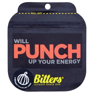 Bitters Will punch up your energy energetická žvýkačka s příchutí vodního melounu 3 x 4,5g