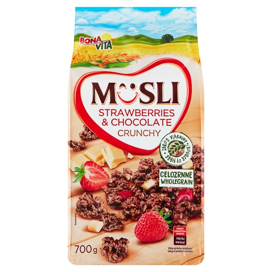 Bona Vita Müsli Chocolate & Strawberries Crunchy 700g