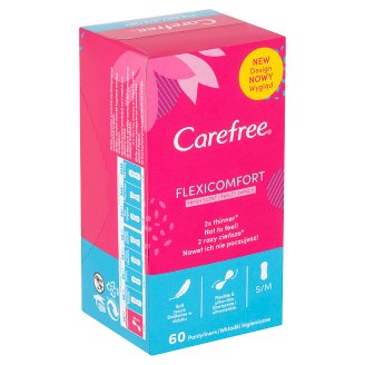 Carefree FlexiComfort Slipové vložky se svěží vůní 60 ks