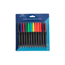 Tesco Home Office Permanent Marker Pens 12 pcs