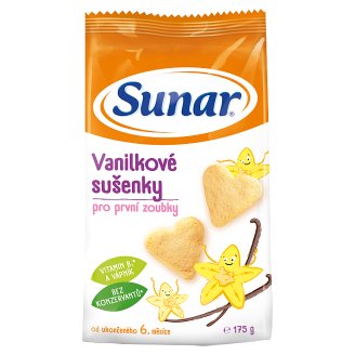 Sunárek Vanilkové sušenky pro první zoubky 175g