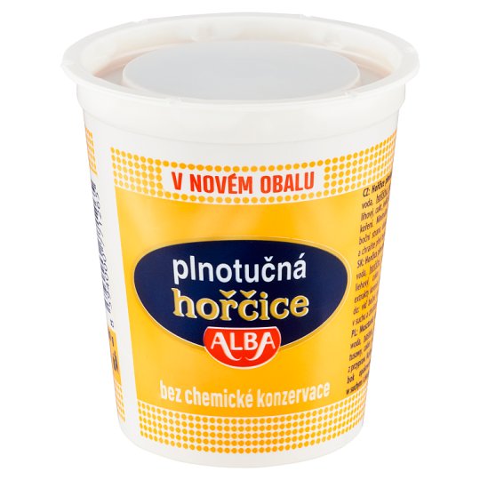 Alba Plus Full Fat Mustard 200g
