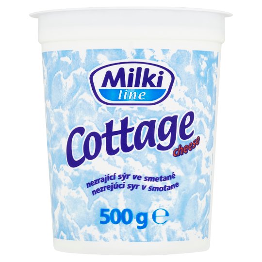 Milki Line Cottage Cheese nezrající sýr ve smetaně 500g