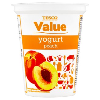 Tesco Value Jogurt broskvový 330g