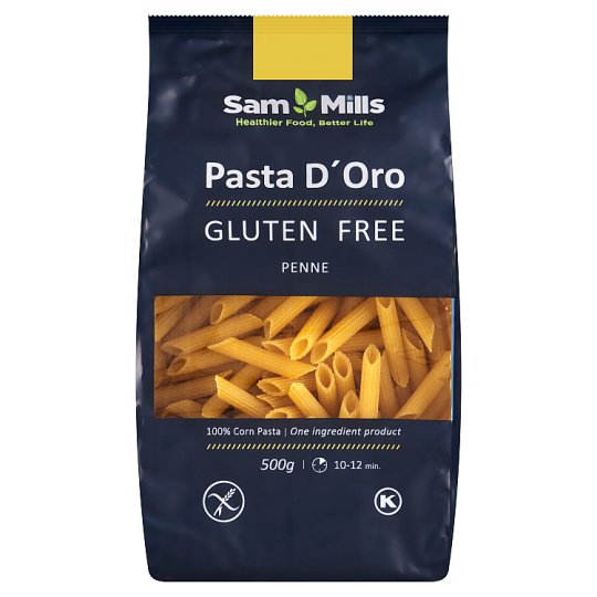 Sam Mills Penne rigate kukuřičné těstoviny bez lepku 500g