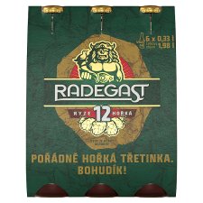 Radegast Ryze hořká 12 pivo ležák světlý 6 x 0,33l (1,98l)